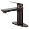 Fauceture Frankfurt Single-Handle Bathroom Faucet W/ Deck Plate & Drain, Bronze LS4205CXL - alternate 1